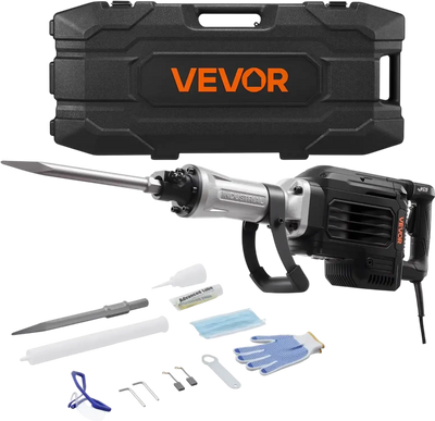Vevor Demolition Jack Hammer 3000W Electric Concrete Breaker New