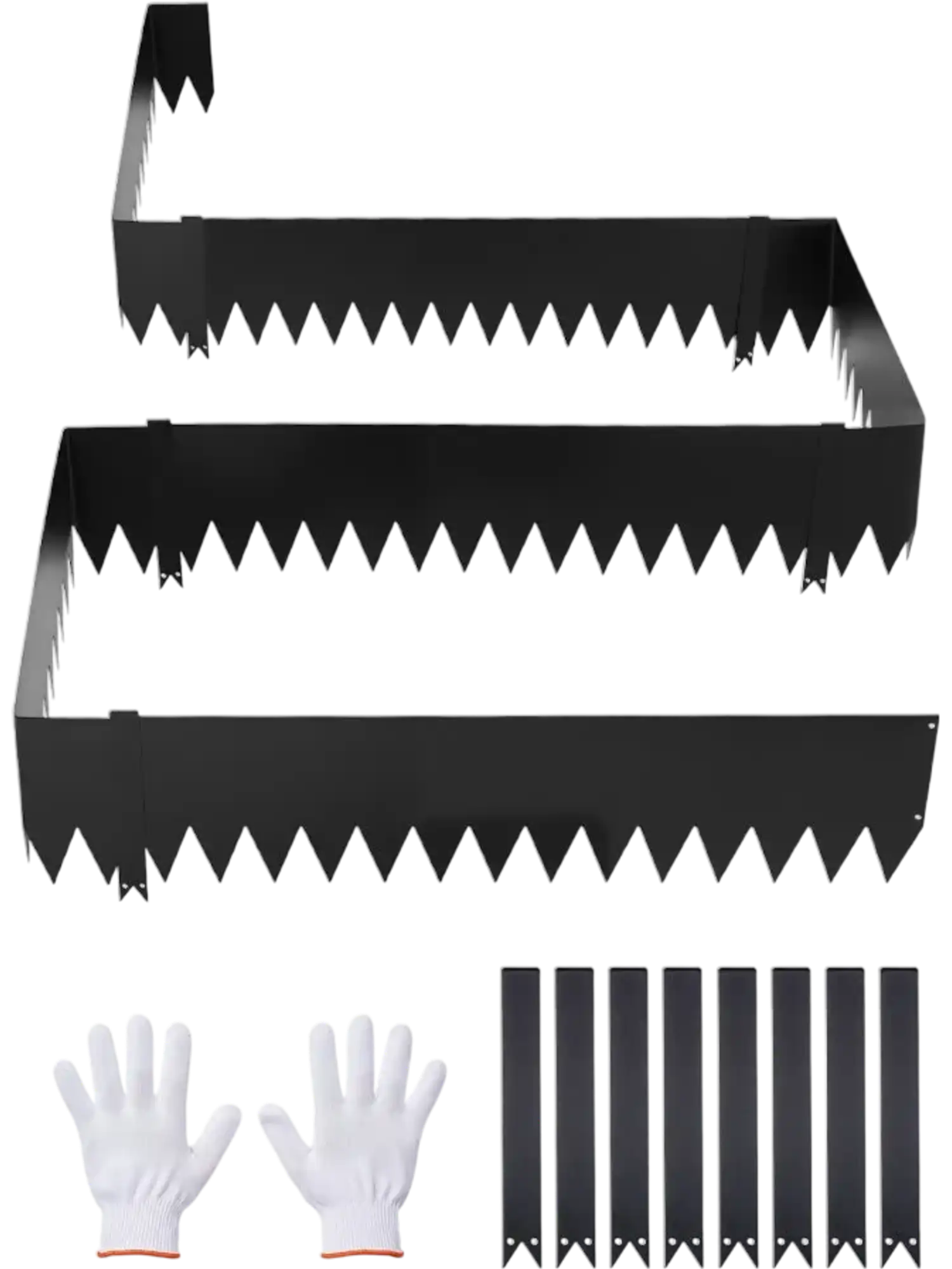Vevor Landscape Edging Galvanized Steel 6-Pack 40 x 10