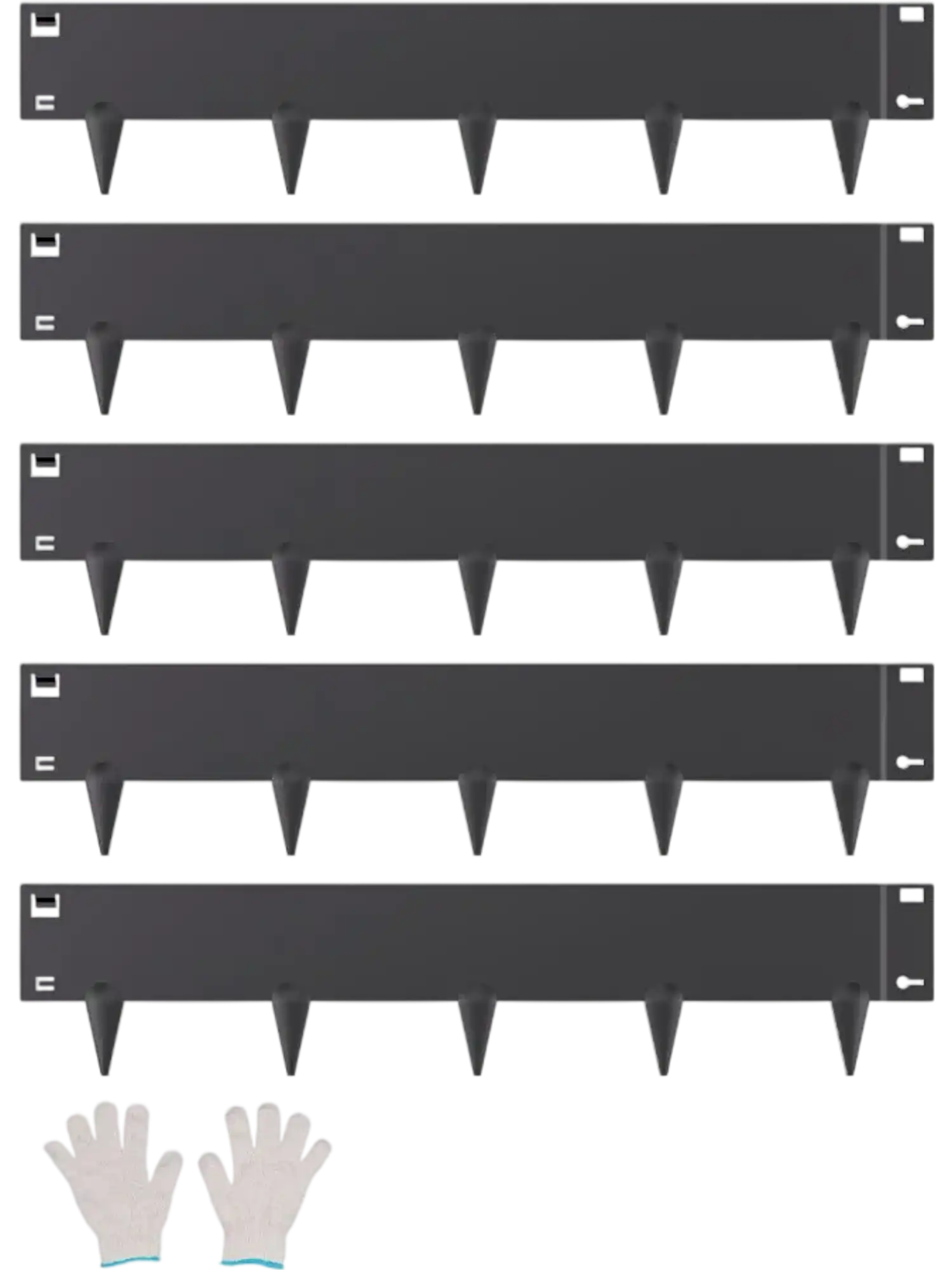 Vevor Landscape Edging Steel Garden Border 5-Pack 39