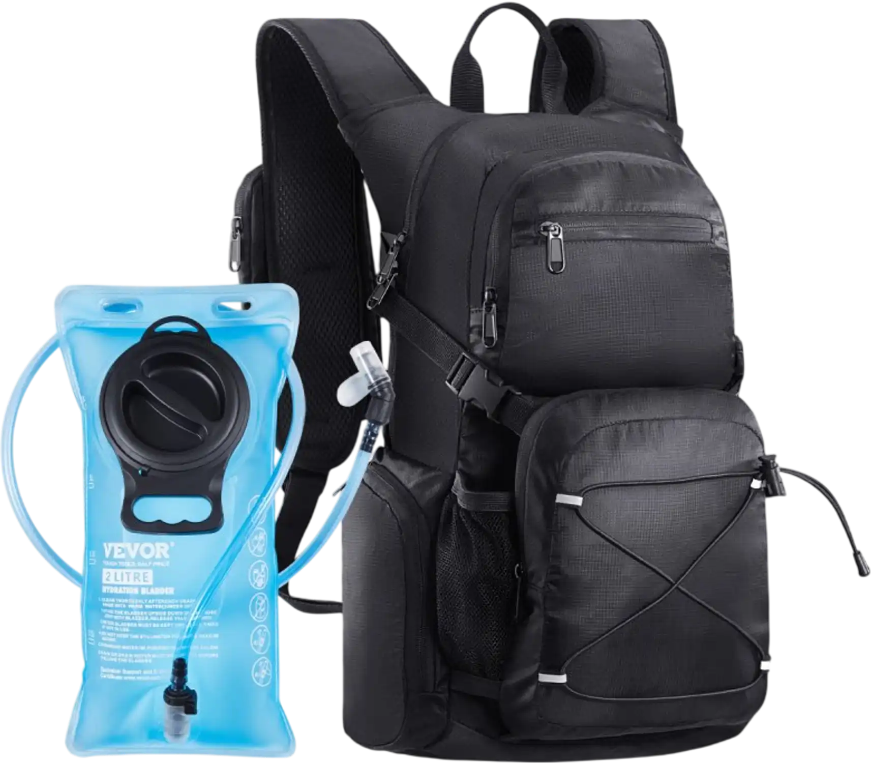 Vevor Hydration Backpack 25L Insulated Pack with 2L TPU Water Bladder New
