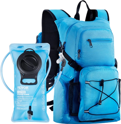 VEVOR Hydration Backpack, 25L Insulated Hydration Pack Backpack with 2L TPU Water Bladder, Hiking Water Backpack with Storage for Men Women, Hydro Water Daypack for Hiking Running Cycling Camping