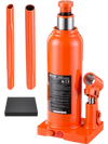 VEVOR Hydraulic Bottle Jack 10 Ton (22046.2 lbs) 9.06"-17.32" Lifting Range, for Heavy-Duty Pickup Truck, Truck, Large SUV, Auto Repair and House Lift, Multi-Directional Welded Jack with Long Handle