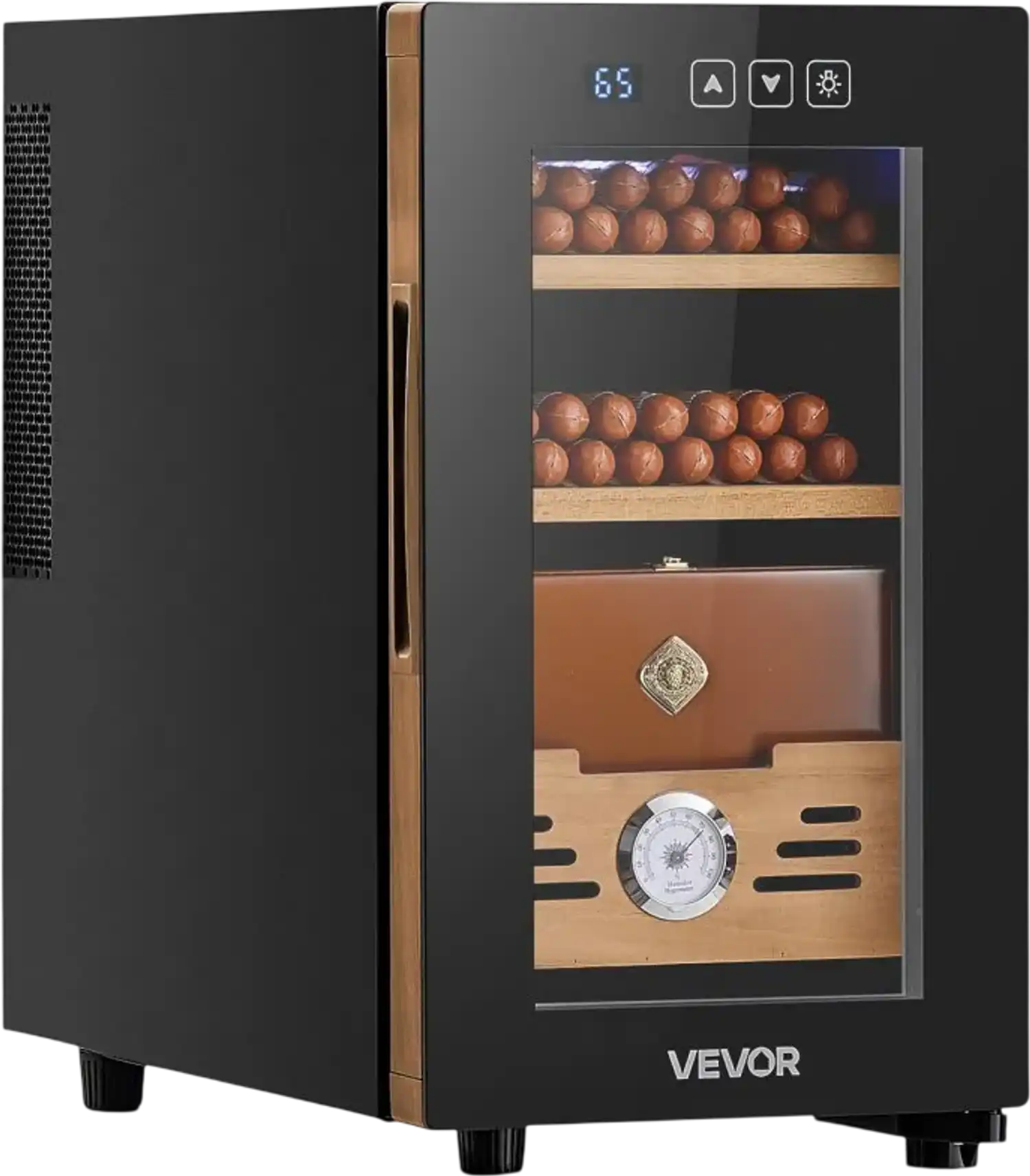Vevor Electric Humidor 23L 150-Count Cigar Cabinet Cooler New