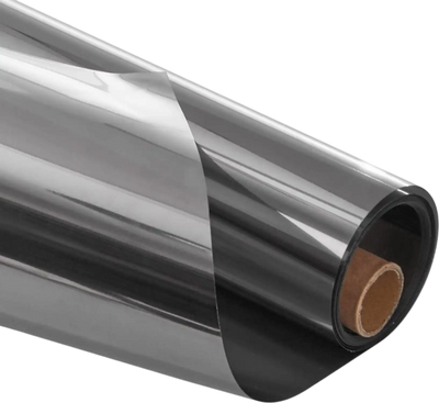 Vevor Window Film One-Way Privacy Static Cling Black Silver 36