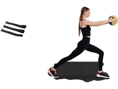 VEVOR Exercise Mat, Non Slip High Density Premium Yoga Mat, Exercise Yoga Mat for Men & Women, Fitness & Exercise Mat with Bag & Carry Strap, for All Types of Home Yoga, Pilate & Floor Workout (7x5ft)