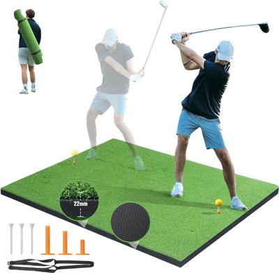 Vevor Golf Hitting Mat 5' x 4' Artificial Turf Practice Mat New