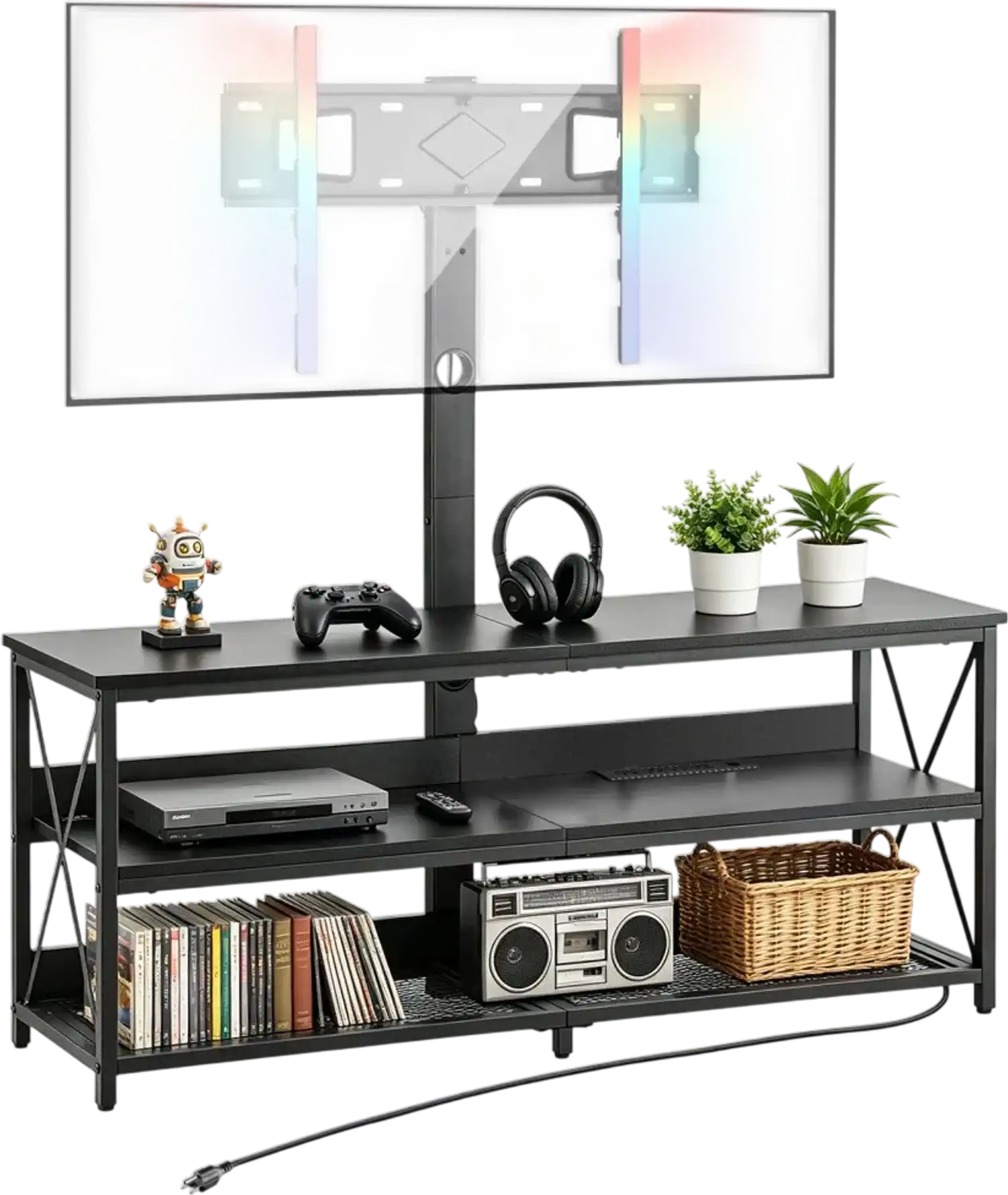 Vevor TV Stand TV Stand with Mount 47.2