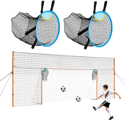Vevor Soccer Goal 16' x 7' Backyard Training Goal with Backstop Net New