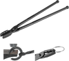 VEVOR Blacksmith Tongs, 18” Wolf Jaw Tongs, Carbon Steel Forge Tongs with A3 Steel Rivets, for Horseshoes, Curved Shapes, Block Forgings, for Beginner and Seasoned Blacksmiths and Bladesmiths