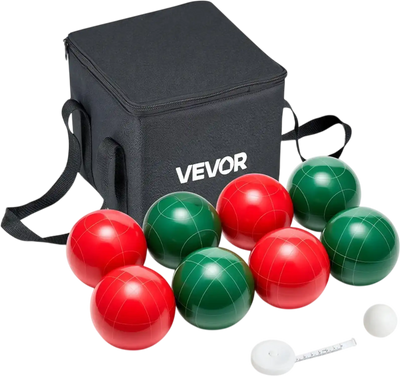 Vevor Bocce Ball Set 107 mm 8 Resin Balls Outdoor Game New