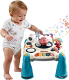 VEVOR Baby Spacecraft Musical Table Toys for 1-3 Years Old, Learning Activity Desk with Space Theme & Soft-glow Star Projector & 60+ Sound Sources, Toddler Learning Table for Kids 6+ Months