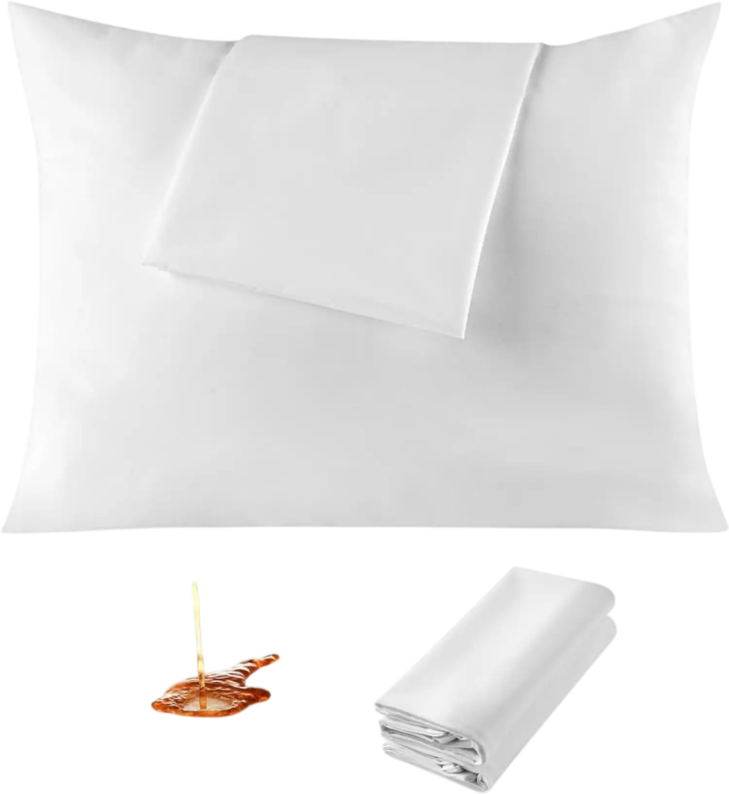 Vevor Pillow Protectors Hidden Zipper Standard 4-Pack Dust & Stain Proof New