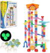 VEVOR Marble Run Set, 230 PCS with Motorized Elevator, with 15 Plastic Marbles, Marble Maze Building Block Brain Game, Educational Learning Race Track STEM Toys, for Kids, Boys, Girls Ages 3 + Years