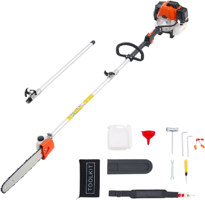 Vevor Pole Saw 52CC 2-Stroke Gas Powered 14 in. Cutting Bar 7.2-10 ft. Extendable new
