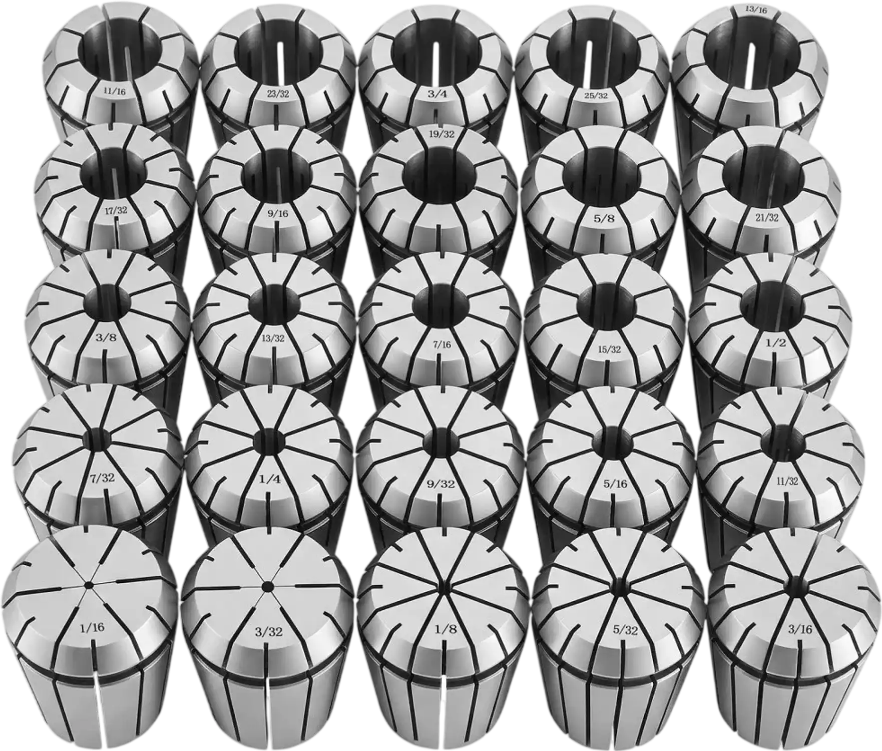 Vevor Collet Set ER32 25-Piece 1/16