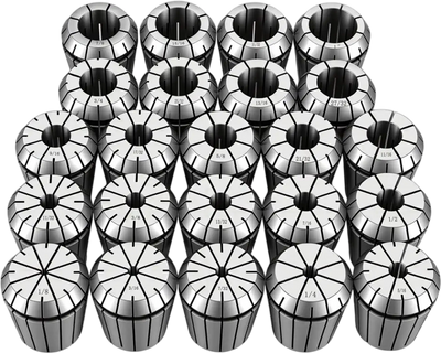 Vevor Collet Set ER40 23-Piece Spring Collet Chuck Set 1/8