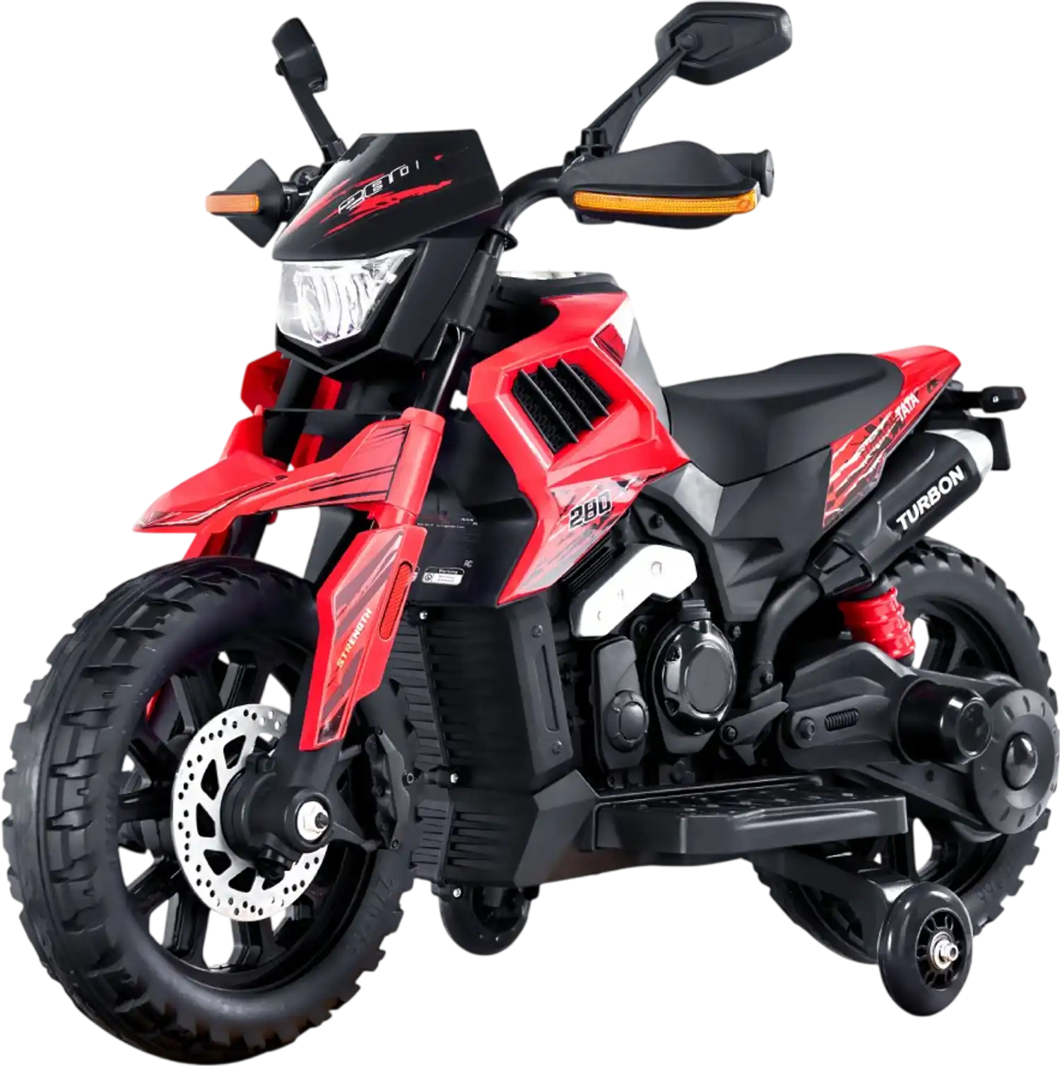 Vevor Ride-On Motorcycle 12V Electric Kids Motorbike with LED Lights New