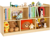 VEVOR Montessori Bookshelf, 45 in Width Toy Storage Organizer, 5-Section Kids Display Storage Cabinet, Daycare Furniture, Kids Bookshelf for Bedroom, Nursery, Living Room, Entryway, Preschool, Brown