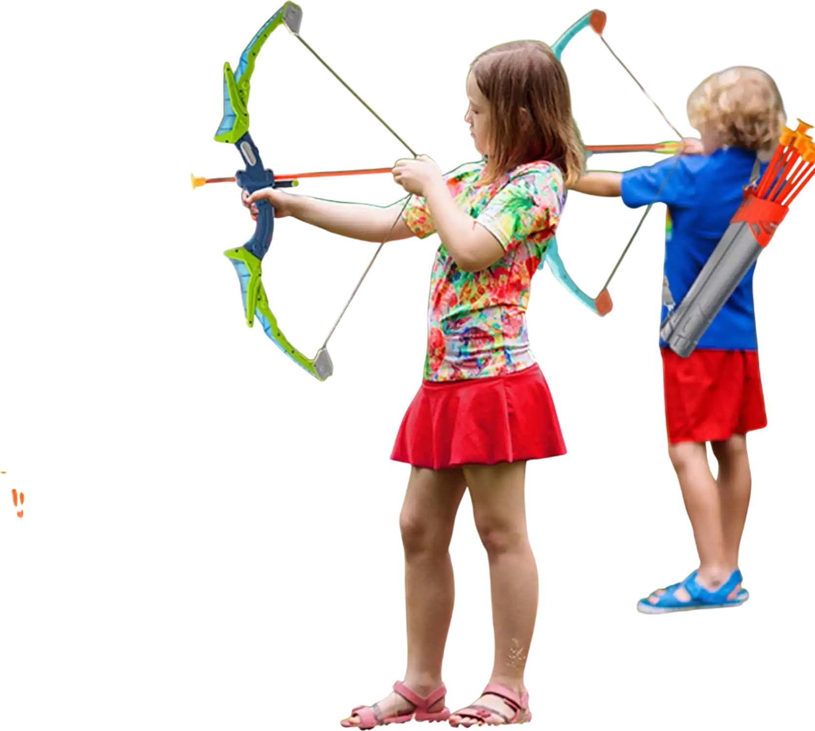 Vevor Archery Set Kids LED Light-Up Bow and Arrow Target Toy New