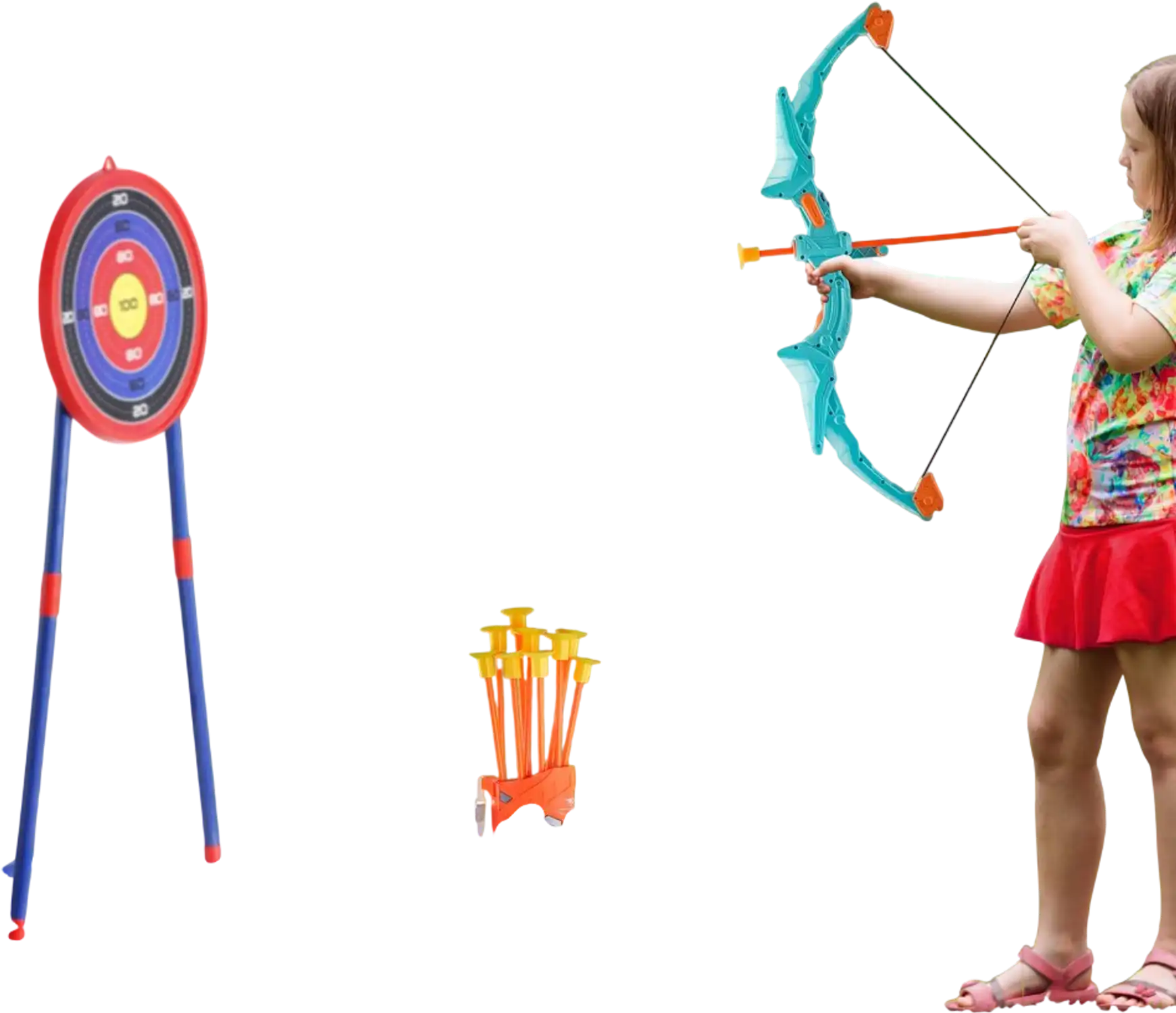 Vevor Bow and Arrow Set LED Light Up Archery Target Set for Kids New