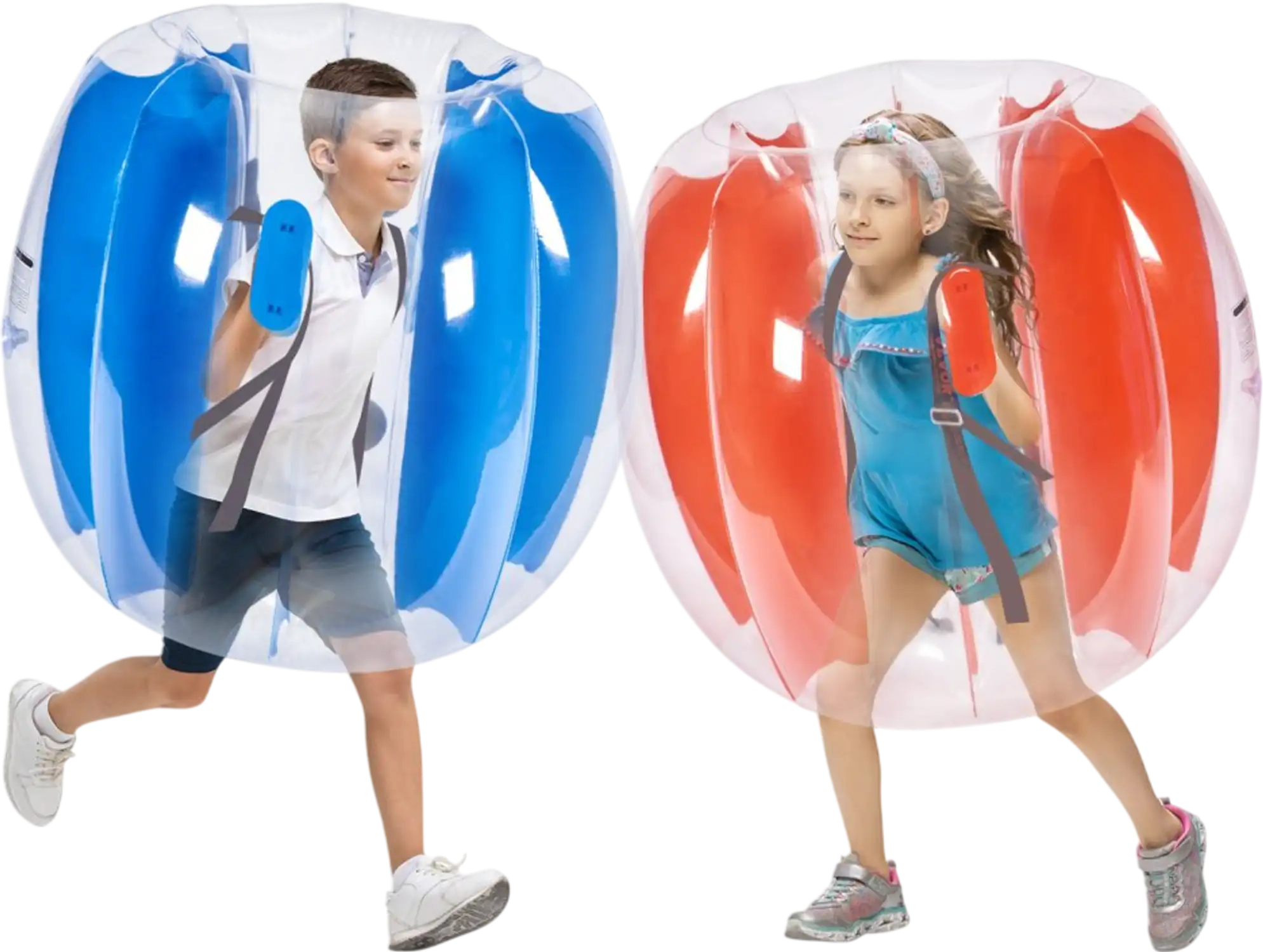 Vevor Inflatable Bumper Balls 2-Pack 3' Bubble Sumo Zorb Balls New