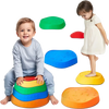 VEVOR Balance Stepping Stones for Kids, 5 PCS, Up to 220 lbs, Non-Slip Toddlers Sensory Stepping Stones, Obstacle Course Coordination Game Toys Indoor or Outdoor Play for Children Aged 3 4 5 6 7 8+