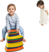 VEVOR Balance Stepping Stones for Kids, 12 PCS, Up to 220 lbs, Non-Slip Toddlers Sensory Stepping Stones, Obstacle Course Coordination Game Toys Indoor or Outdoor Play for Children Aged 3 4 5 6 7 8+