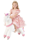 VEVOR Ride On Horse, Riding Unicorn Toys for Kids, No Battery Required, Smooth Wheels with Anti-Roll Stop Ring, Upgraded Raised Seat, Handles, Sturdy Pedals, 176 lbs Max Load Capacity for Ages 6+