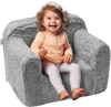 VEVOR Kids Armchair, Kids Sofa with High-density 25D Sponge, Snuggly-Soft Toddler Chair, Sherpa Fabric Reading Couch for Bedroom and Playroom