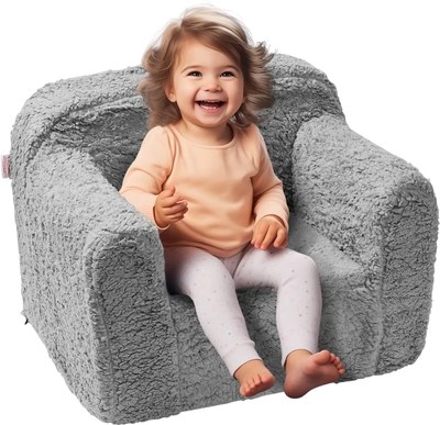 Vevor Kids Armchair Sherpa Toddler Reading Sofa New