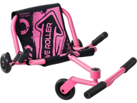 VEVOR Ride on Scooter 150 lbs Swing Side-to-Side for Amazing Riding Pink, for Ages 4+, Powered by Zig-Zag Motion, Ride on Toy with 3 Adjustable Length, Brake Lever, Hard Surface Indoor & Outdoor