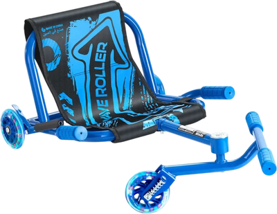 Vevor Ride-On Scooter Blue Adjustable Length Drifting Toy New