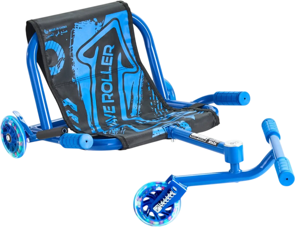 VEVOR Ride on Scooter, Load Capacity of 198 lbs, Swing Side-to-Side for Amazing Ride Powered by Zig-Zag Motion, Ride on Drifting Toy for Ages 10+, Rides on Any Hard Surface for Indoor & Outdoor, Blue