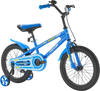 VEVOR Kids Bike, 16 Inches BMX Style Children Bicycle, Rider Height 3.28 ft - 4.27 ft, Training Wheels Included, Sturdy and Easy to Assemble, Toddler Bike for Boys & Girls Learning to Ride, Blue