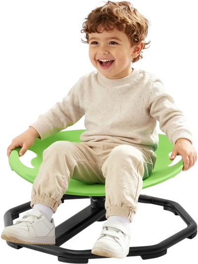 Vevor Spinning Chair Sensory Swivel Seat for Autistic Kids Ages 2-6 110 lbs Green New