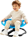 VEVOR Spinning Chair for Autistic Kids Ages 2-6 Autism Sensory Toy 110 LBS, Sensory Swivel Seat Products for Children ADHD, Training Body Coordination Balance, 16.9" L x 14" W, Rounded Shape, Blue