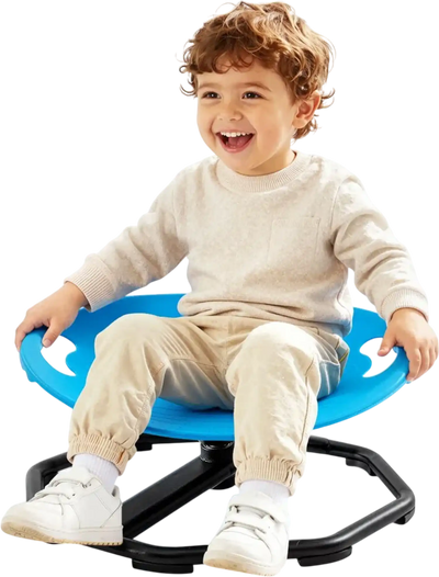 Vevor Spinning Chair Autism Sensory Toy for Kids Ages 2-6 Blue New