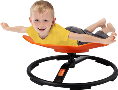 Vevor Kids Swivel Chair Elephant Sensory Spinning Seat Orange New