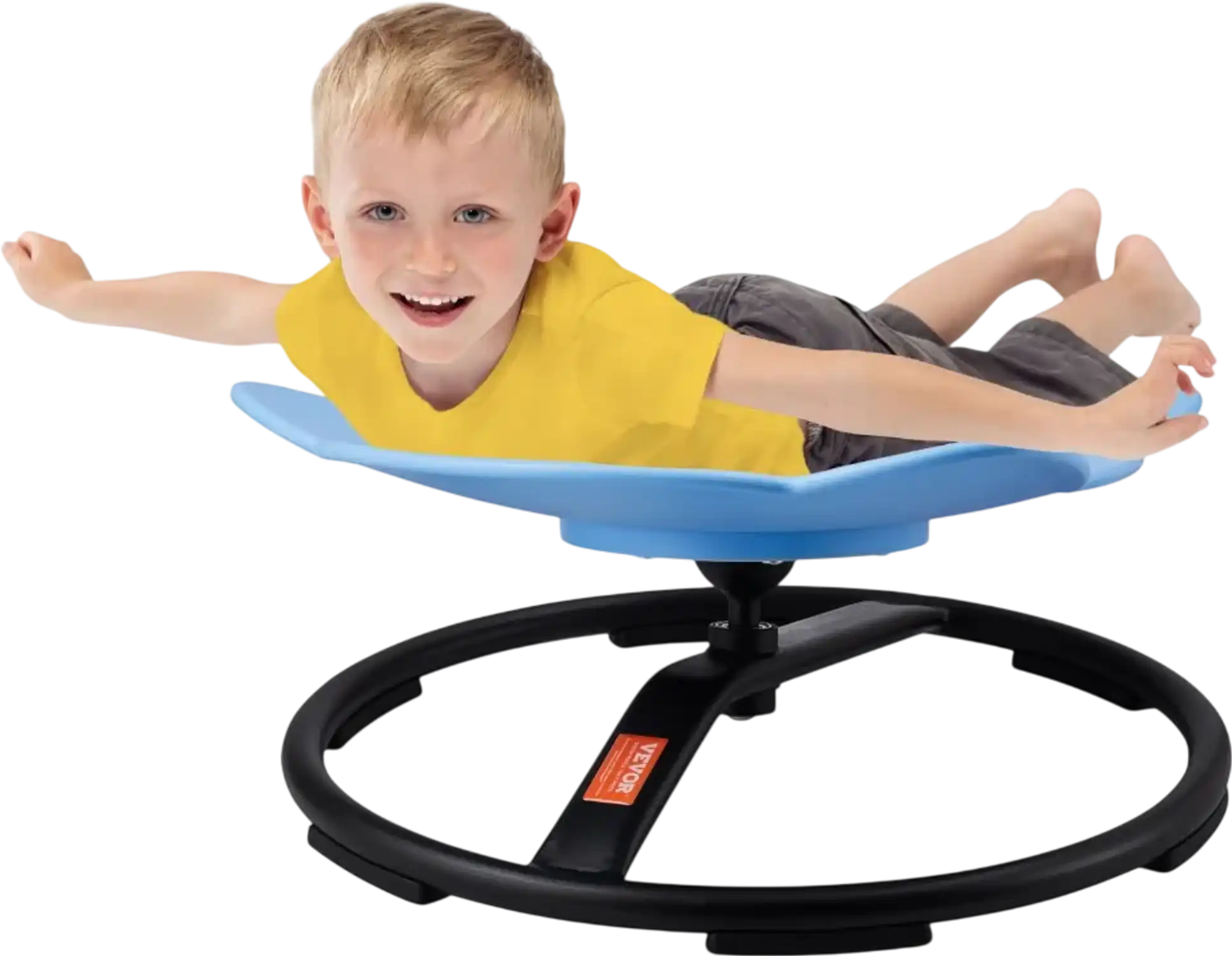 Vevor Kids Swivel Chair Elephant Sensory Spinning Seat Blue New