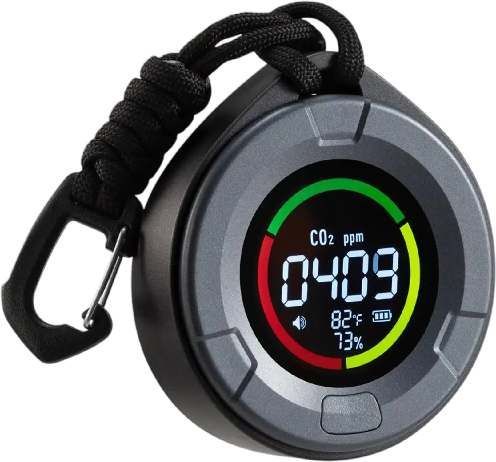 Vevor Carbon Dioxide Monitor Portable CO2 Detector with Temperature and Humidity Display New