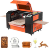 VEVOR 60W CO2 Laser Engraver, 24 x 16 in, CO2 Laser Engraver Cutter Machine with 4 Way Pass Air Assist, Engraving Cutting Machine, Compatible with LightBurn CorelDRAW RDWorks, for Wood Acrylic Glass