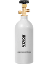 VEVOR CO2 Tank, 2.5 lbs New Aluminum Alloy Cylinder, CO2 Air Tank with Light Gray Spray Coating, CGA320 Valve & Adjustable Pressure, DOT Approved Cylinder for Draft Beer Dispensing and Soda Maker