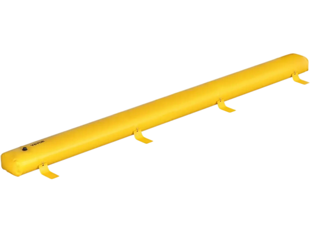 VEVOR Flood Bag, 24 ft Length x 12 in Height, Reusable PVC Water Diversion Tubes, Lightweight with Excellent Waterproof Effect Used for Doorways, Garages, Yellow