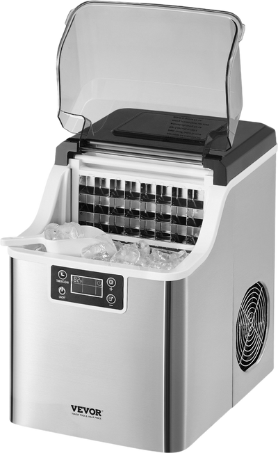 Vevor Countertop Ice Maker 45 lbs per Day 15-Minute Cycle with Self-Cleaning New