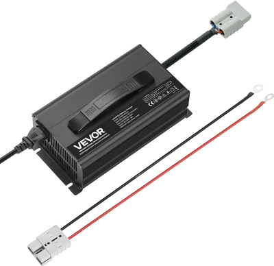 Vevor Battery Charger 24V 20A LiFePO4 Smart Charger for RV Boat Solar New