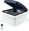 VEVOR RV Vent Fan, 14 inch RV Roof Vent Fan 12V, Powerful 10-Speed Reversible Fan with Remote Control, Built-in DC Motor, Power Top Lid,12 inch Fan Blade,Fits 14 x14 inch Roof Openings