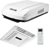 VEVOR RV Air Conditioner, 15000 BTU RV AC Unit, 120V Non-Ducted Rooftop Air Conditioner with Heat Pump and Cooling, Variable Speed Easy Install Quiet AC with ADB Button Control & Remote Control, White