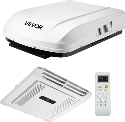 Vevor RV Air Conditioner 15,000 BTU 120V Non-Ducted Rooftop Heat Pump White New