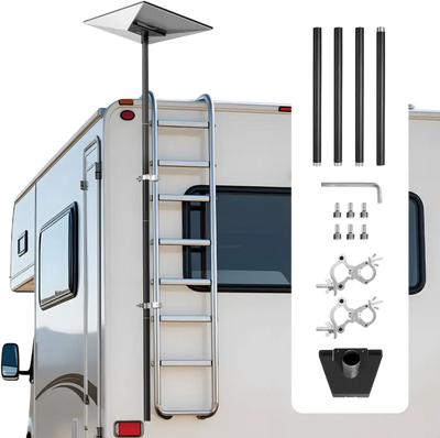 Vevor Satellite Dish Mount Starlink RV Ladder Mount 360° Adjustable Extra Long Gen 3 Black New