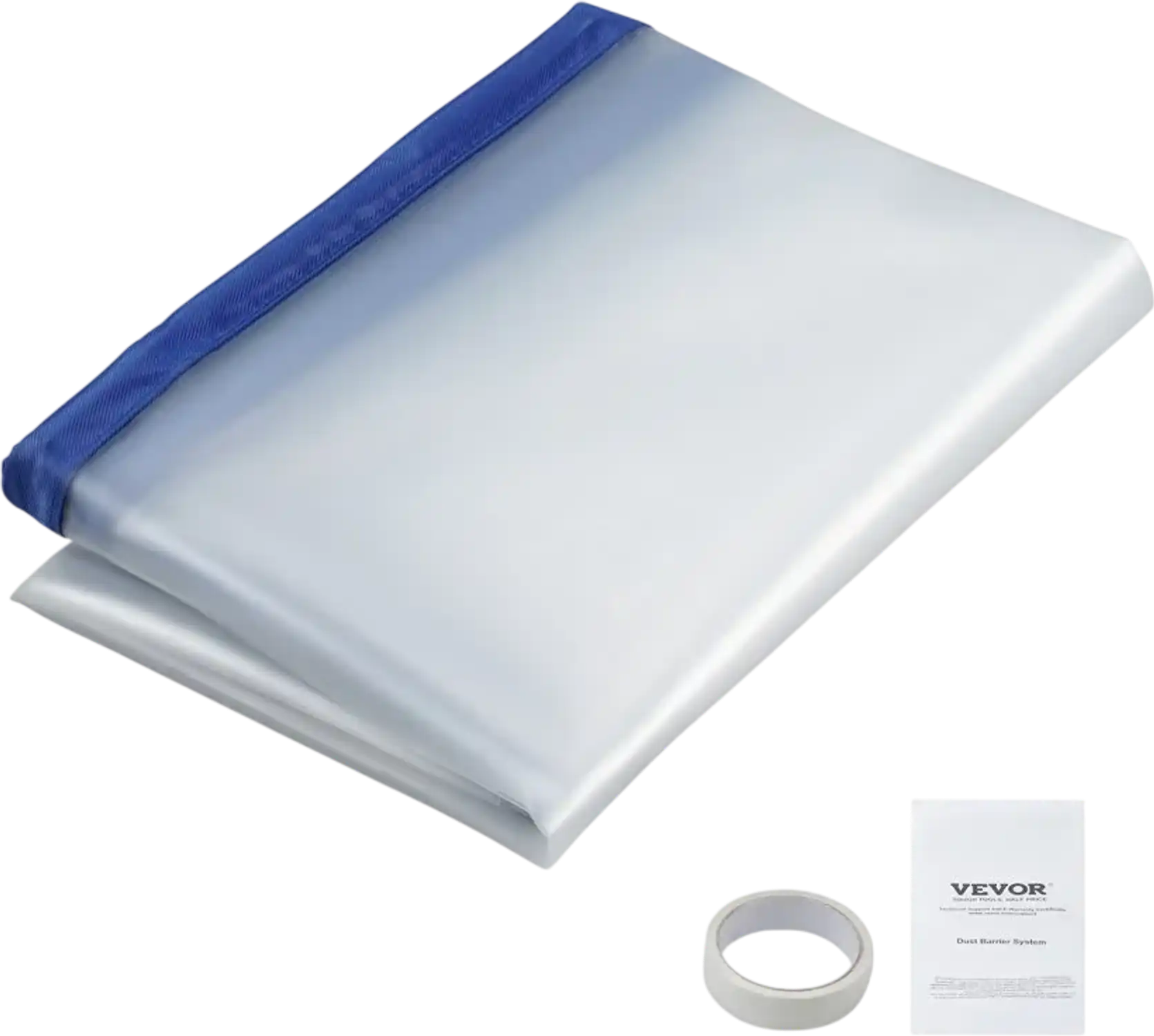 Vevor Dust Barrier Door Kit Magnetic Self-Closing 7.5' x 4' New